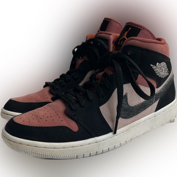 Nike Air Jordan 1 Mid Canyon Rust | Womens Sz US 10 | BQ6472-202 Unique Color - Picture 4 of 11